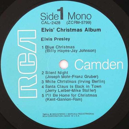 Elvis Presley : Elvis' Christmas Album (LP, Album, Mono, Hol)