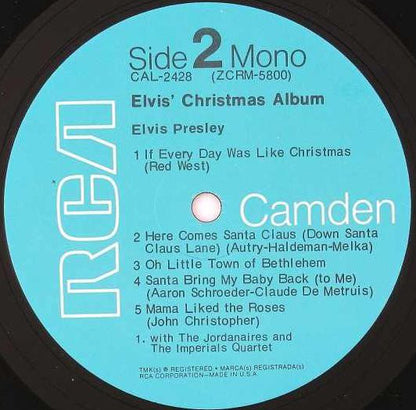 Elvis Presley : Elvis' Christmas Album (LP, Album, Mono, Hol)