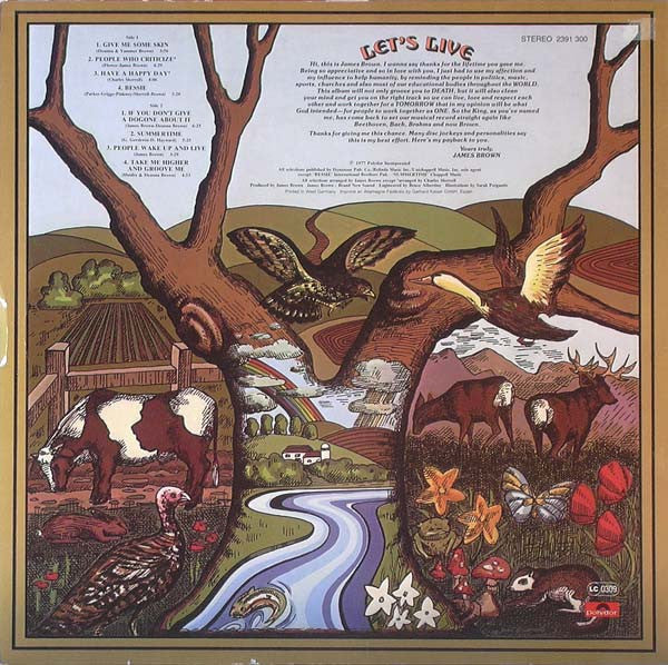 James Brown & The New J.B.'s : Mutha's Nature (LP, Album)