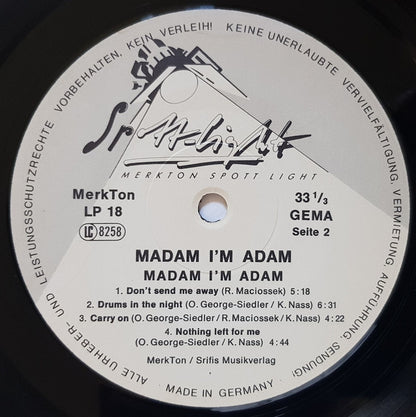 Madam I'm Adam : Madam I'm Adam (LP, Album)