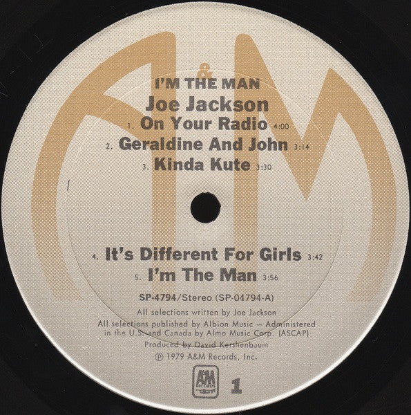 Joe Jackson : I'm The Man (LP, Album, Ter)