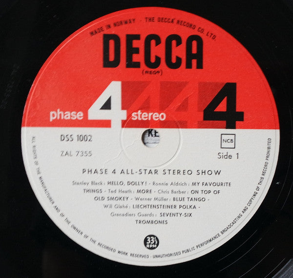 Various : Phase 4 All-Star Stereo Show (LP, Smplr)