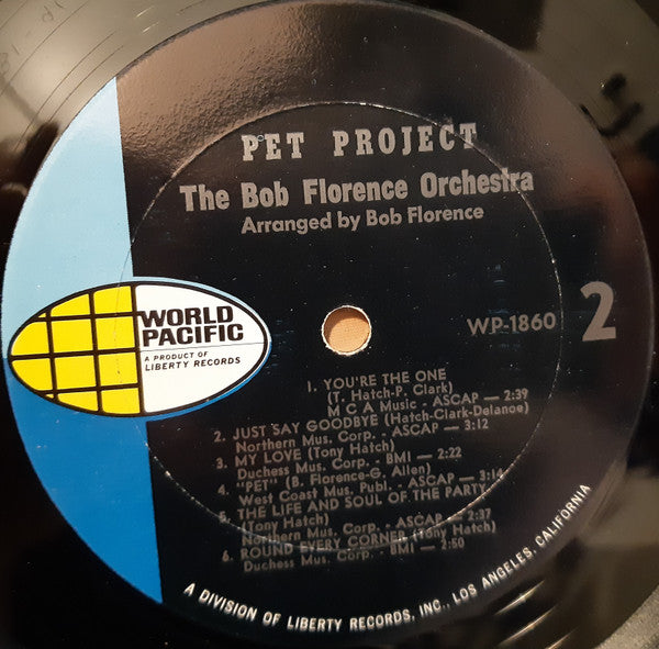 Bob Florence Big Band : Pet Project (LP, Album, Mono)