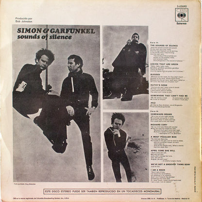 Simon & Garfunkel : Sounds Of Silence (LP, Album, RE)