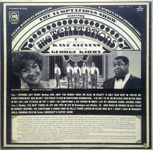 The Temptations : The Temptations Show (LP, Album)
