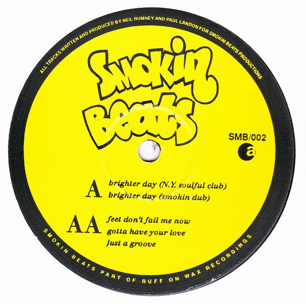 Smokin Beats : Brighter Day  (12")