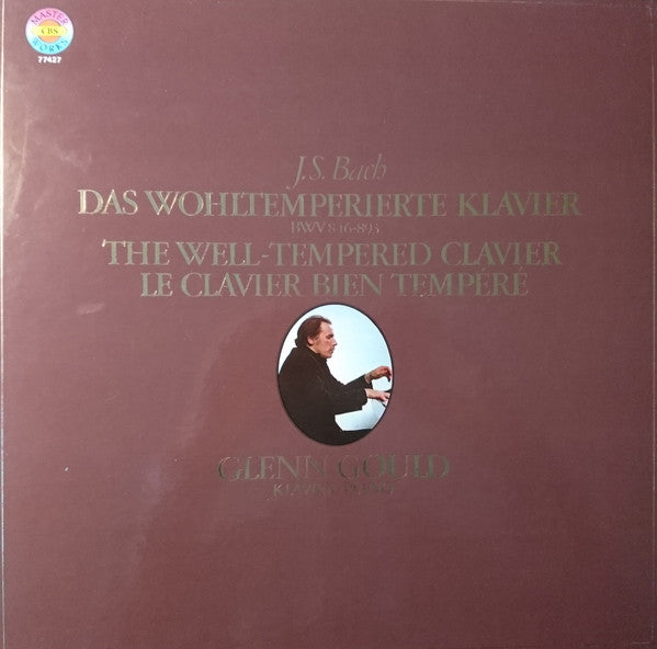 Johann Sebastian Bach, Glenn Gould : Das Wohltemperierte Klavier BWV 846-893 = The Well-Tempered Clavier = Le Clavier Bien Tempéré (4xLP + Box, Comp, RE)