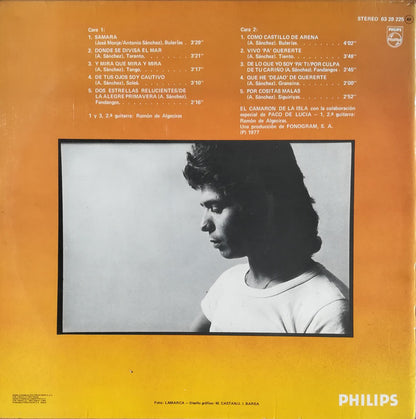 El Camarón De La Isla Con La Colaboración Especial De Paco De Lucía : Castillo De Arena (LP, Album, RE)