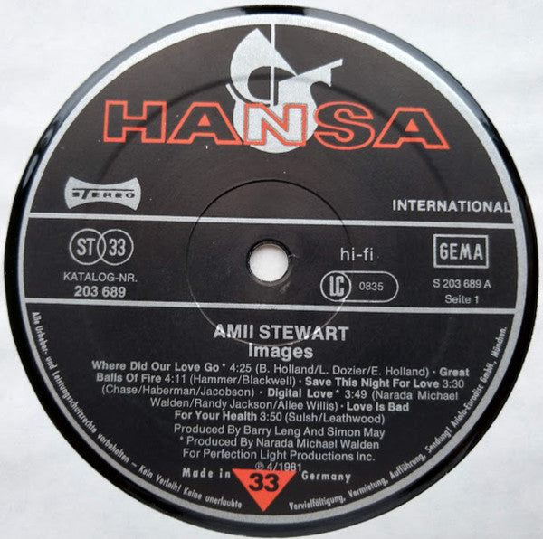 Amii Stewart : Images (LP, Album)