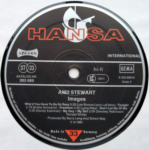 Amii Stewart : Images (LP, Album)