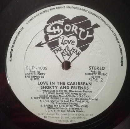 Lord Shorty And Various : Love In The Caribbean (LP, Album)