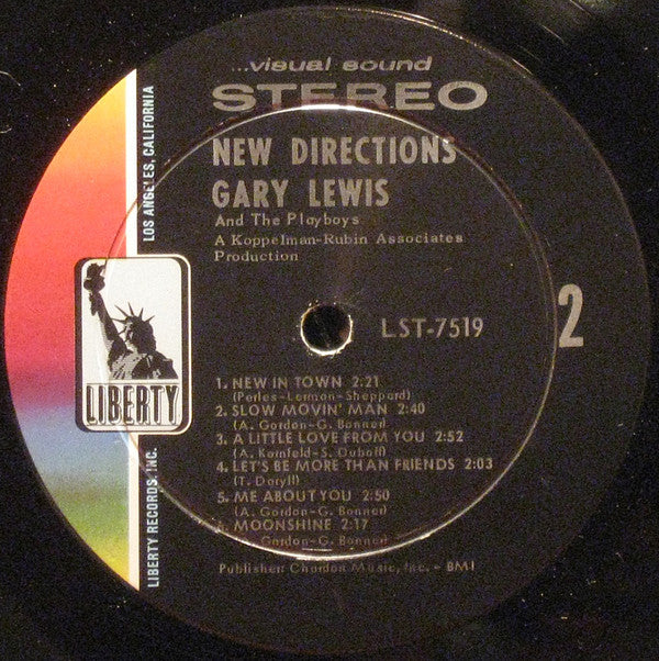 Gary Lewis & The Playboys : New Directions (LP, Album, Ind)