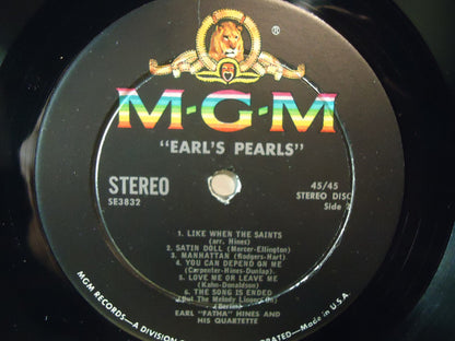 Earl Hines : Earl's Pearls (LP, Album)