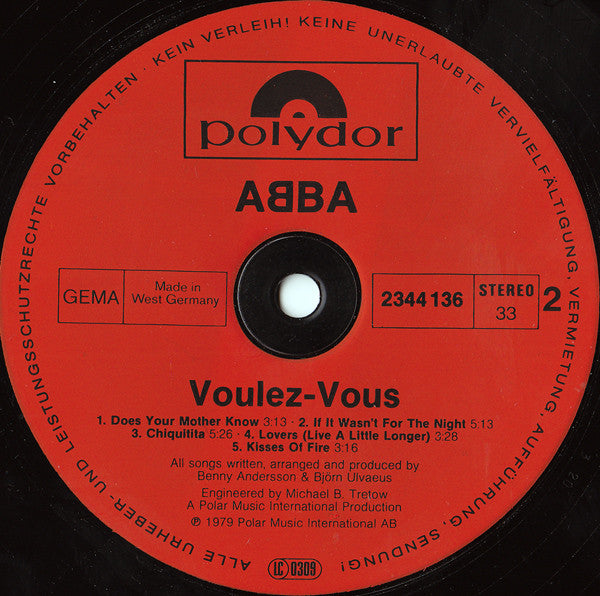 ABBA : Voulez-Vous (LP, Album)