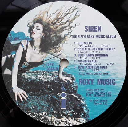 Roxy Music : Siren (LP, Album, Blu)