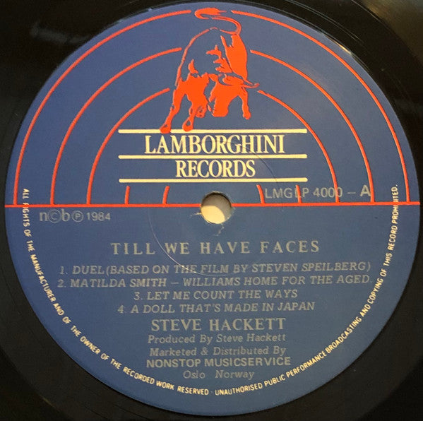 Steve Hackett : Till We Have Faces (LP, Album)