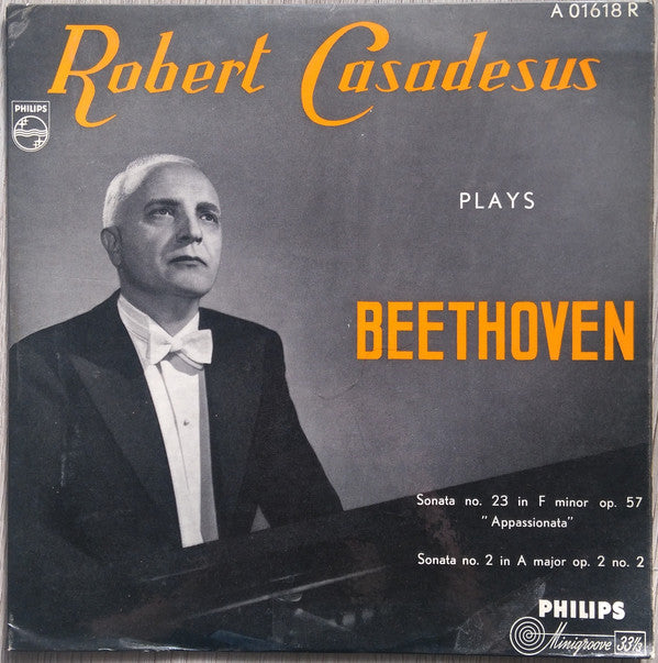 Robert Casadesus, Ludwig van Beethoven : Robert Casadesus Plays Beethoven (10")