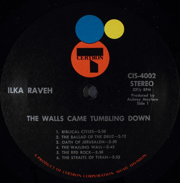 Hillel Raveh : The Walls Came Tumbling Down (The Six-Day War) (LP)