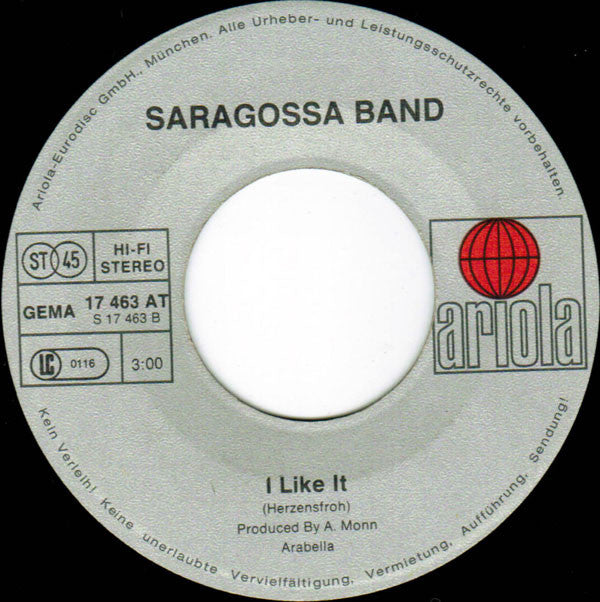 Saragossa Band : Big Bamboo (Ay Ay Ay) (7", Single)