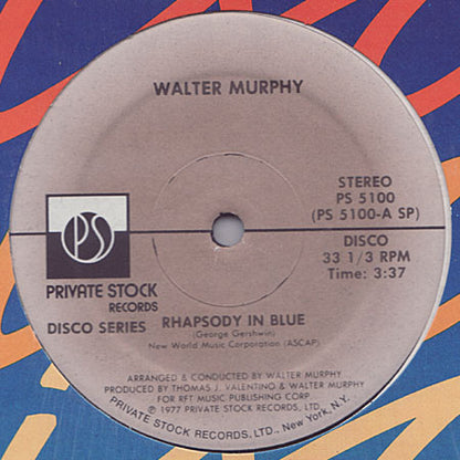 Walter Murphy / Walter Murphy & The Big Apple Band : Rhapsody In Blue / A Fifth Of Beethoven / Midnight Express (12")