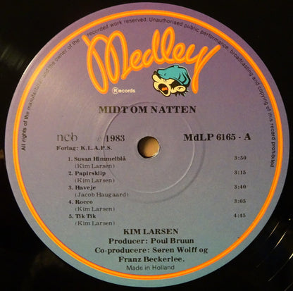 Kim Larsen : Midt Om Natten (LP, Album)