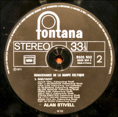 Alan Stivell : Renaissance De La Harpe Celtique (LP, Album, RP, Gat)