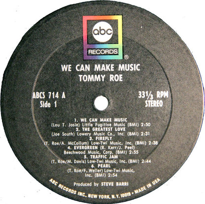 Tommy Roe : We Can Make Music (LP, Album)