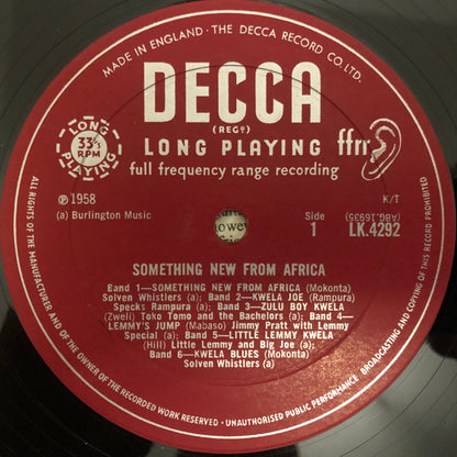 Various : Something New From Africa (LP, Comp, RE)