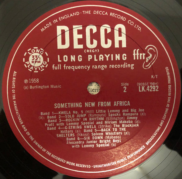 Various : Something New From Africa (LP, Comp, RE)