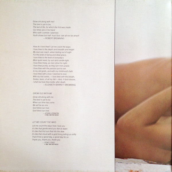 John Lennon & Yoko Ono : Milk And Honey (LP, Album, Gat)