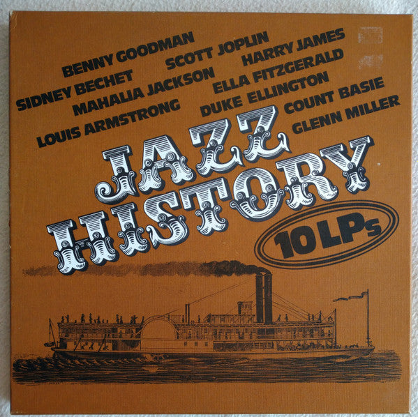 Various : Jazz History (Box + 10xLP, Comp)