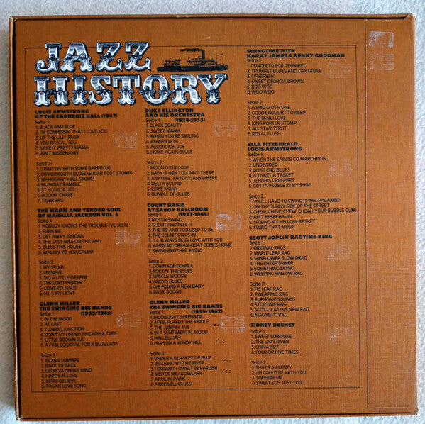 Various : Jazz History (Box + 10xLP, Comp)