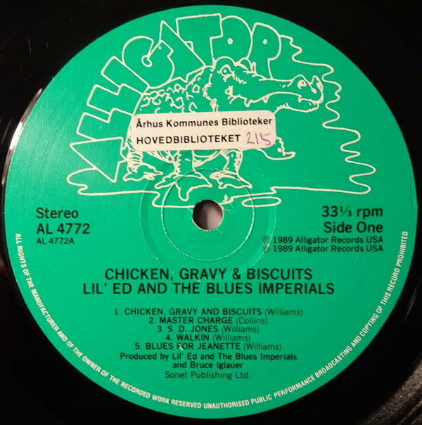 Lil' Ed And The Blues Imperials : Chicken, Gravy & Biscuits (LP, Album)