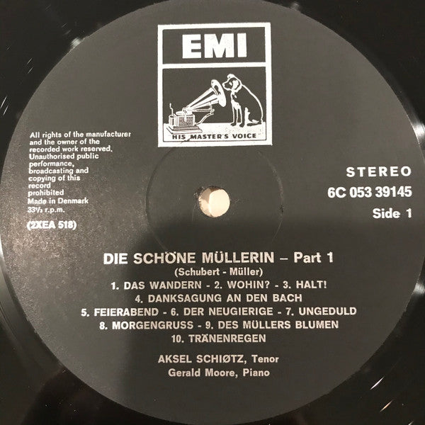 Aksel Schiøtz, Franz Schubert, Gerald Moore : Die Schöne Müllerin (LP, Album)