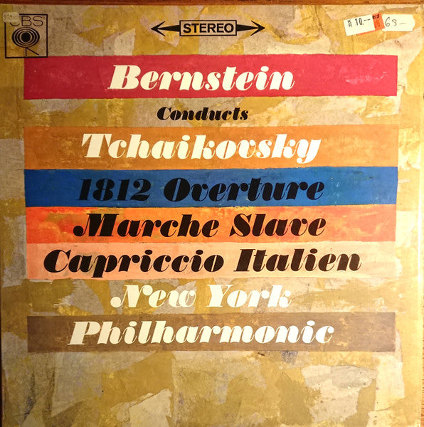 Leonard Bernstein Conducts Pyotr Ilyich Tchaikovsky, New York Philharmonic : 1812 Overture / March Slave / Capriccio Italien (LP, Album)