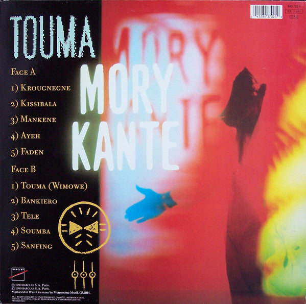 Mory Kanté : Touma (LP, Album)