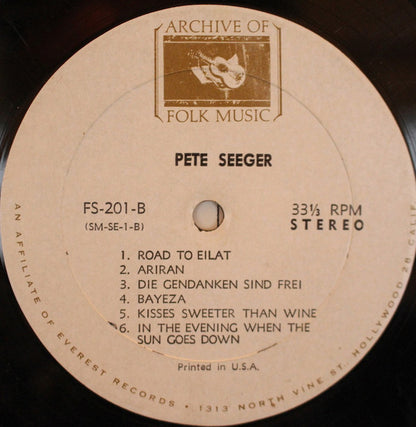 Pete Seeger : Pete Seeger (LP, Album, RE)