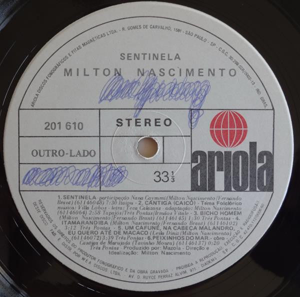 Milton Nascimento : Sentinela (LP, Album)