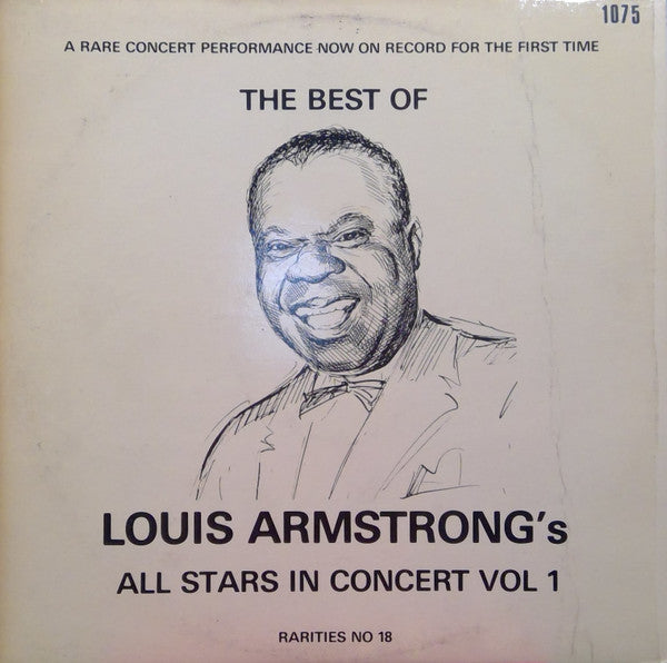 Louis Armstrong And His All-Stars : The Best Of Louis Armstrong's All Stars In Concert Vol 1 (LP, Album)