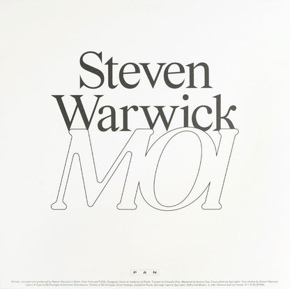 Steven Warwick : Moi (LP, Album)