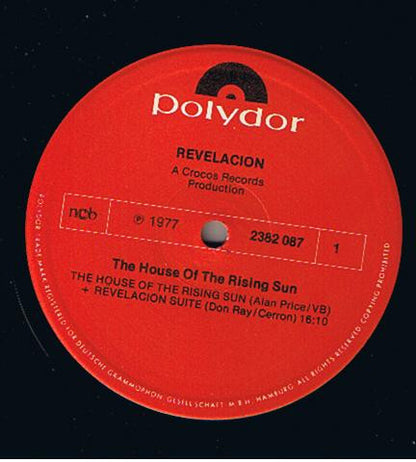 Revelacion : The House Of The Rising Sun (LP, Album)