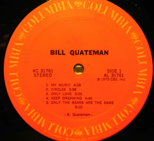 Bill Quateman : Bill Quateman (LP, Album, Ter)