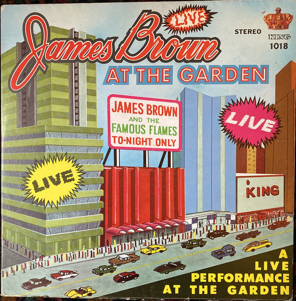 James Brown & The Famous Flames : Live At The Garden (LP, Album, Ind)