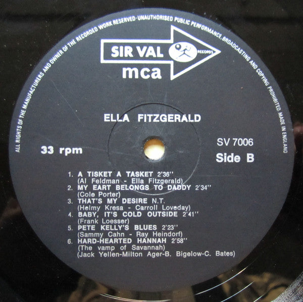 Ella Fitzgerald : For Sentimental Reasons... (LP, Comp, RM)