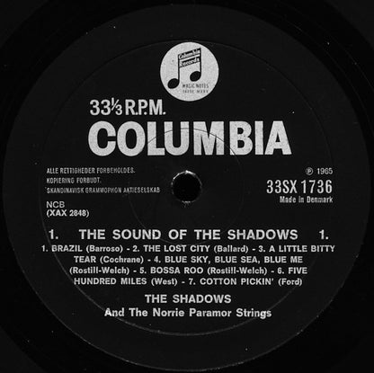 The Shadows : The Sound Of The Shadows (LP, Album, Mono)