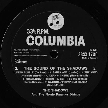 The Shadows : The Sound Of The Shadows (LP, Album, Mono)