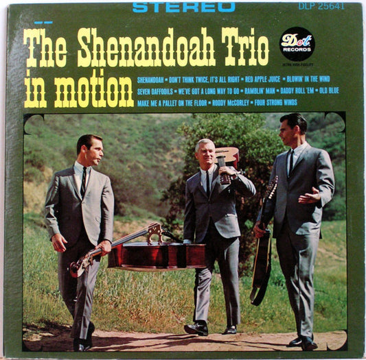 The Shenandoah Trio : In Motion (LP, Album)