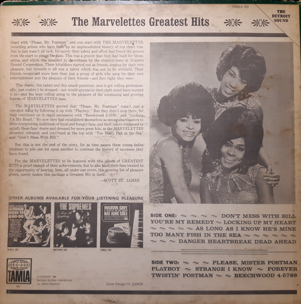 The Marvelettes : Greatest Hits (LP, Comp, Mono, Roc)