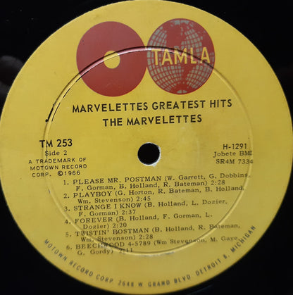 The Marvelettes : Greatest Hits (LP, Comp, Mono, Roc)