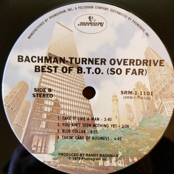 Bachman-Turner Overdrive : Best Of B.T.O. (So Far) (LP, Comp, Ter)